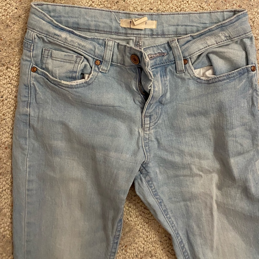 Light Blue Forever 21 Skinny Jeans